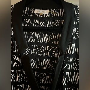 Little black and white dress